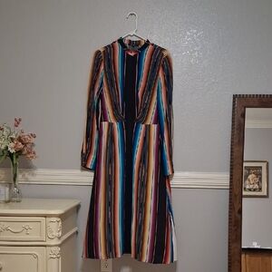 Kobi Halperin Colorful Long Sleeve Dress